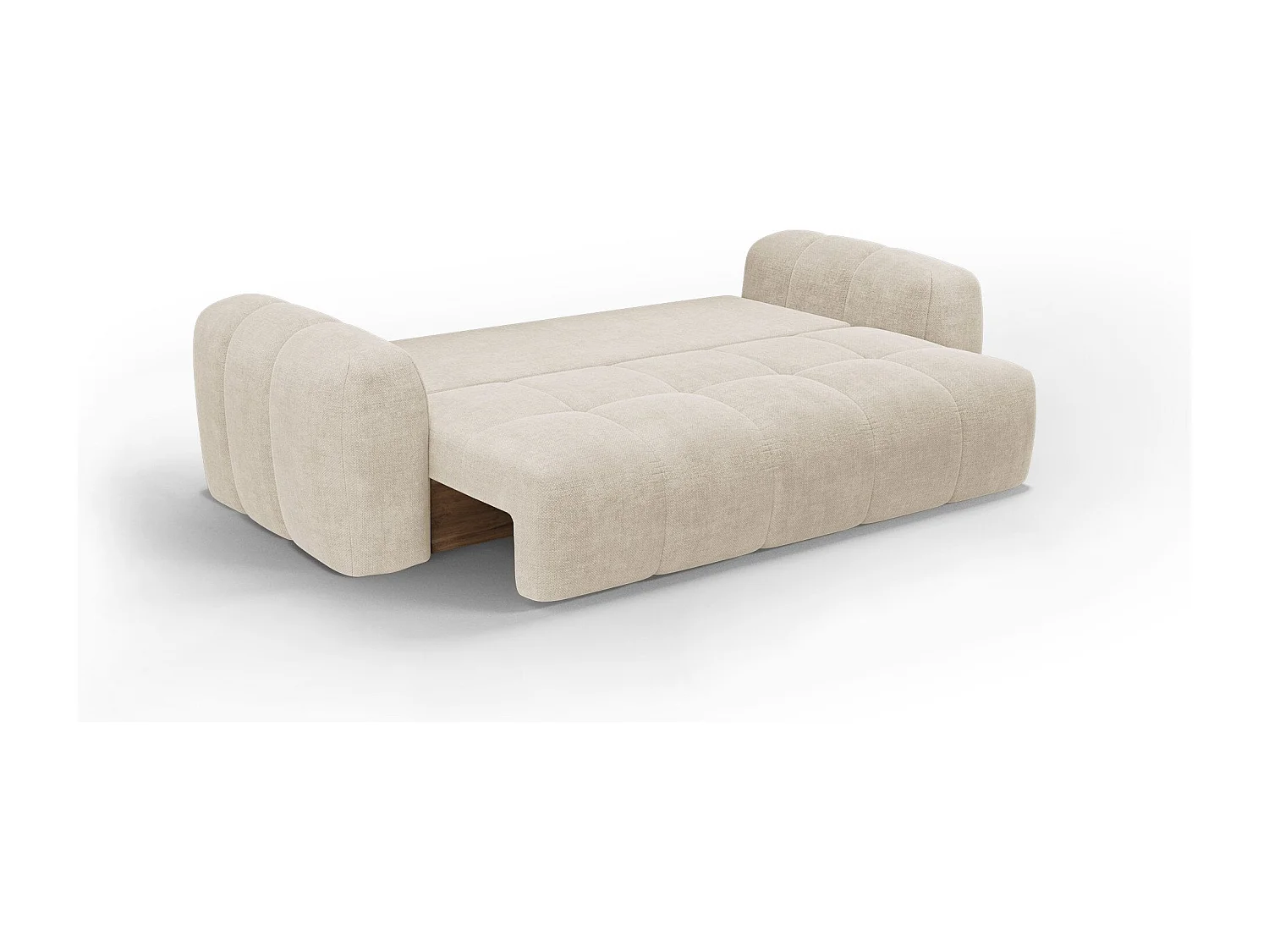 Canapé convertible avec coffre SKY en Tissu tramé
