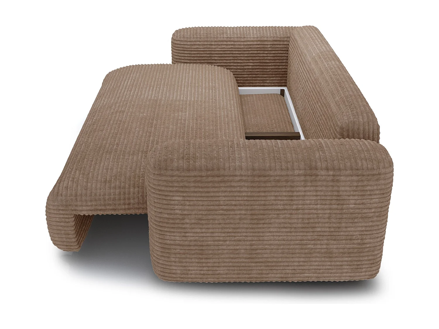 Canapé convertible avec coffre de rangement LIOR