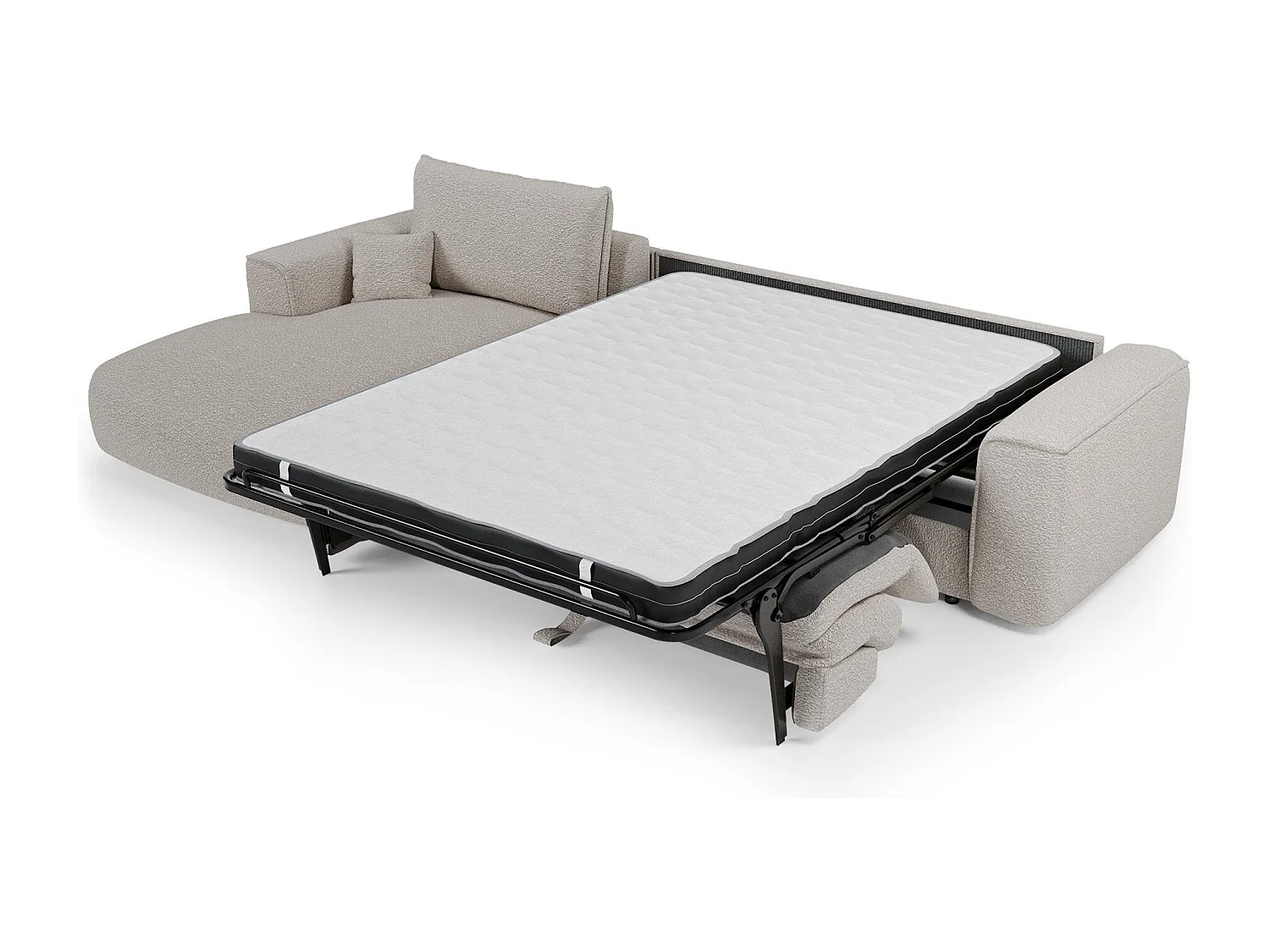 Canapé d'angle gauche convertible express COMO