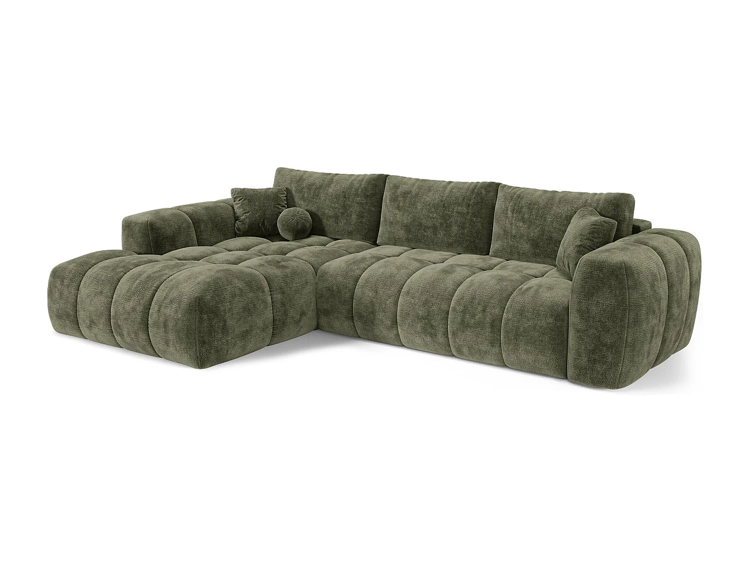 Canapé d'angle gauche convertible avec coffre SKY