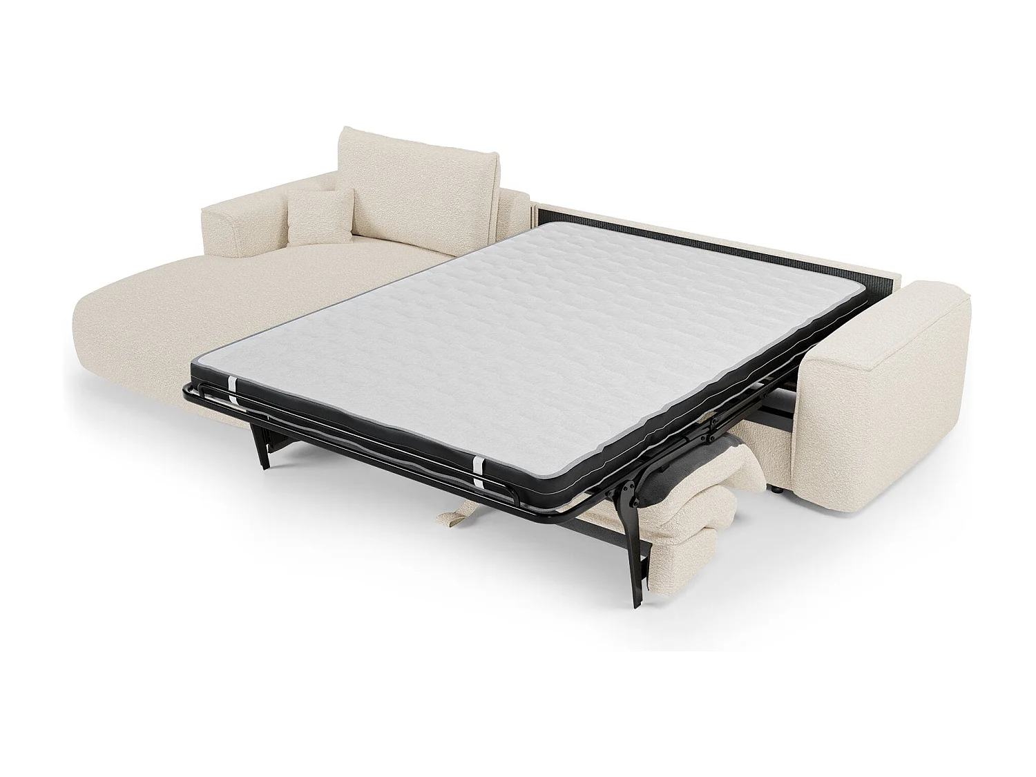 Canapé d'angle gauche convertible express COMO