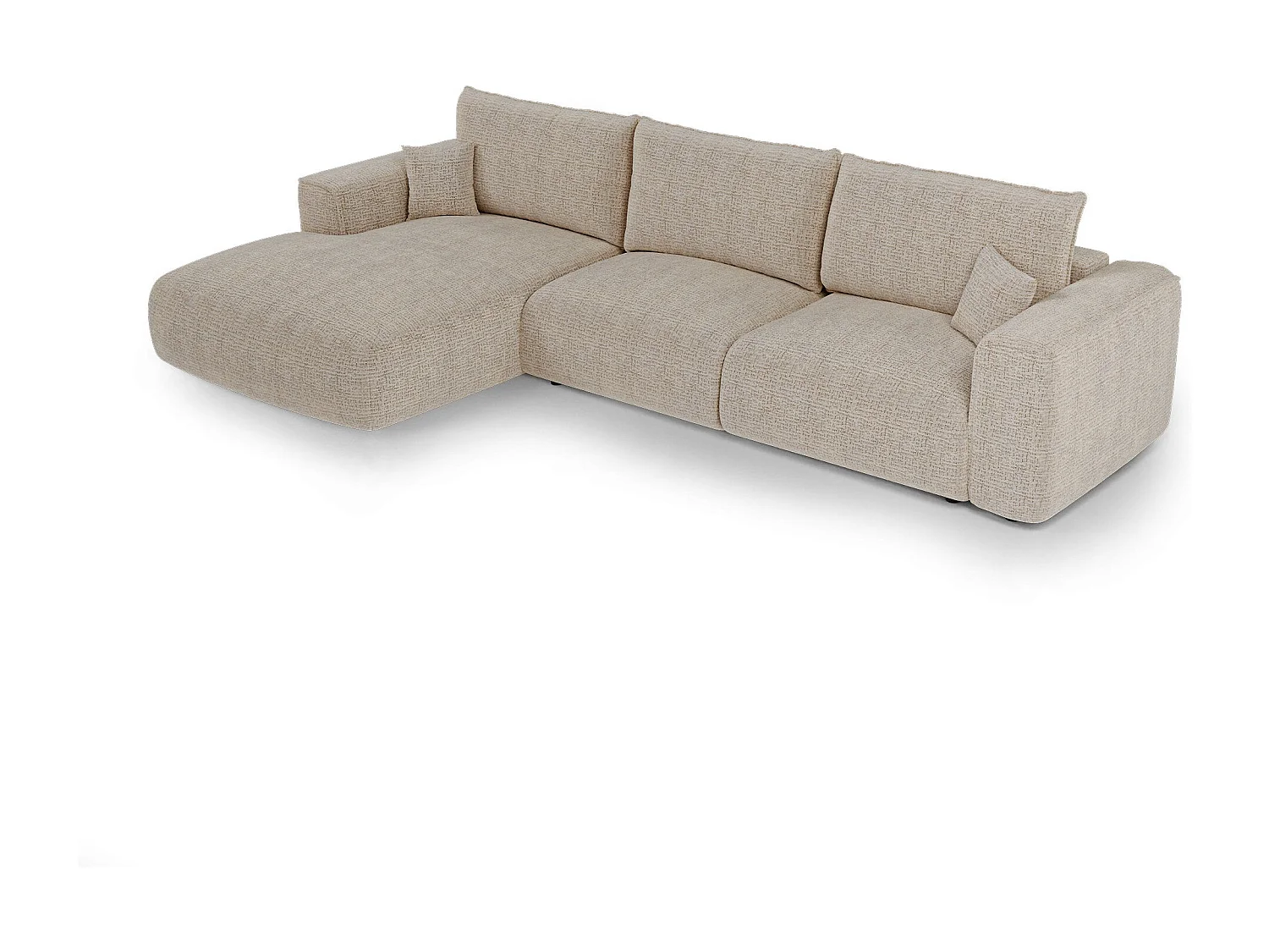 Canapé d'angle gauche convertible express COMO