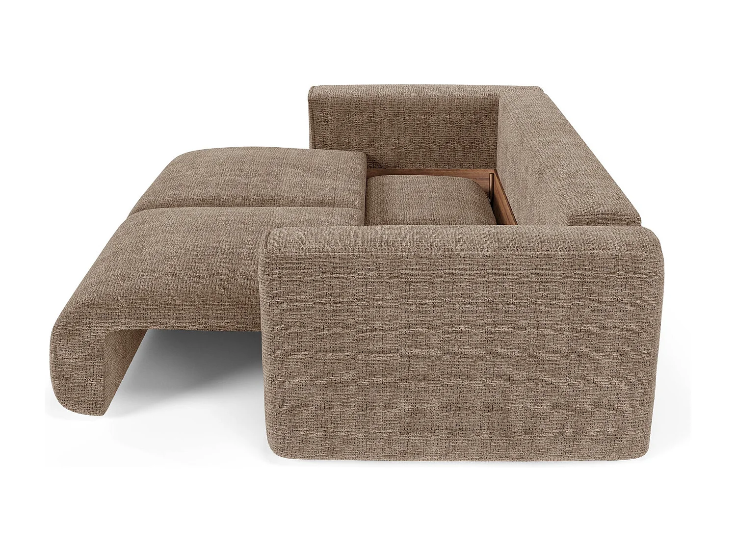 Canapé convertible avec coffre COMO