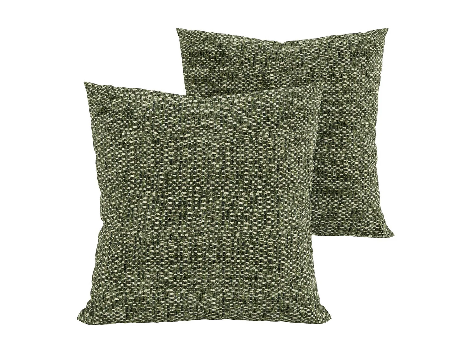 Lot de 2 coussins déco MELLO en Tissu effet tweed