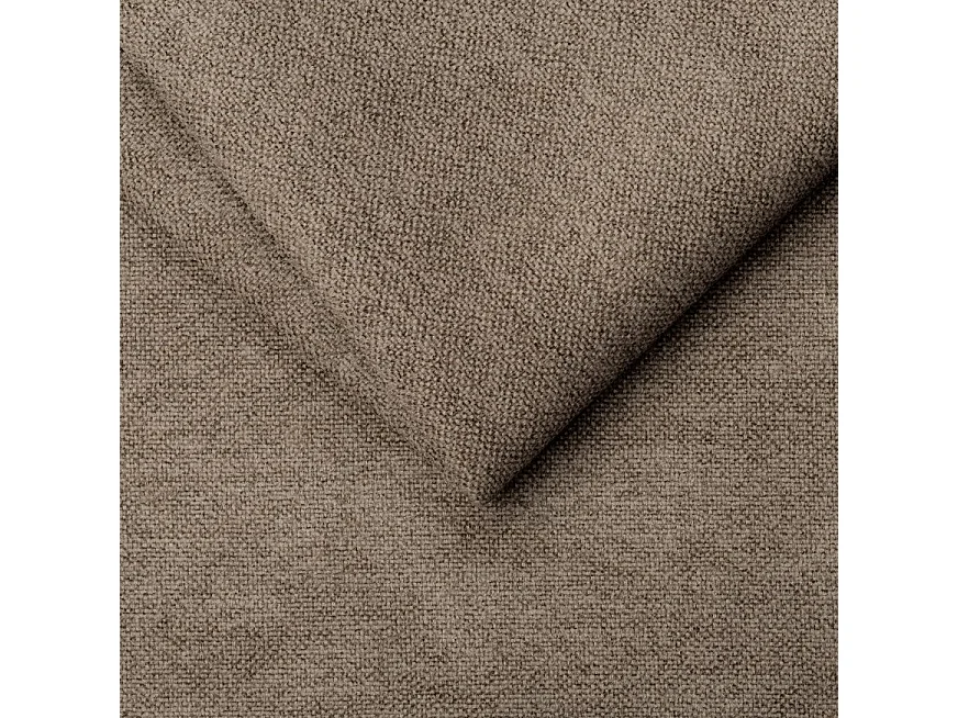 Canapé convertible avec coffre SKY en Tissu tramé Taupe