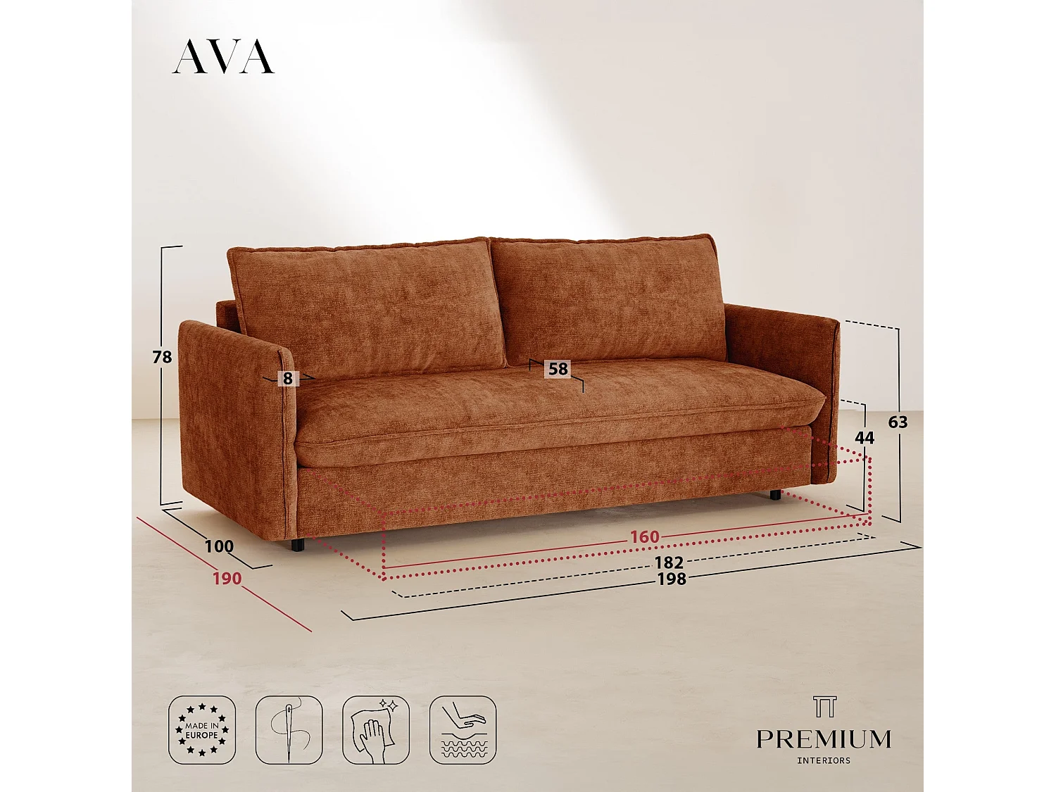 Canapé convertible express AVA