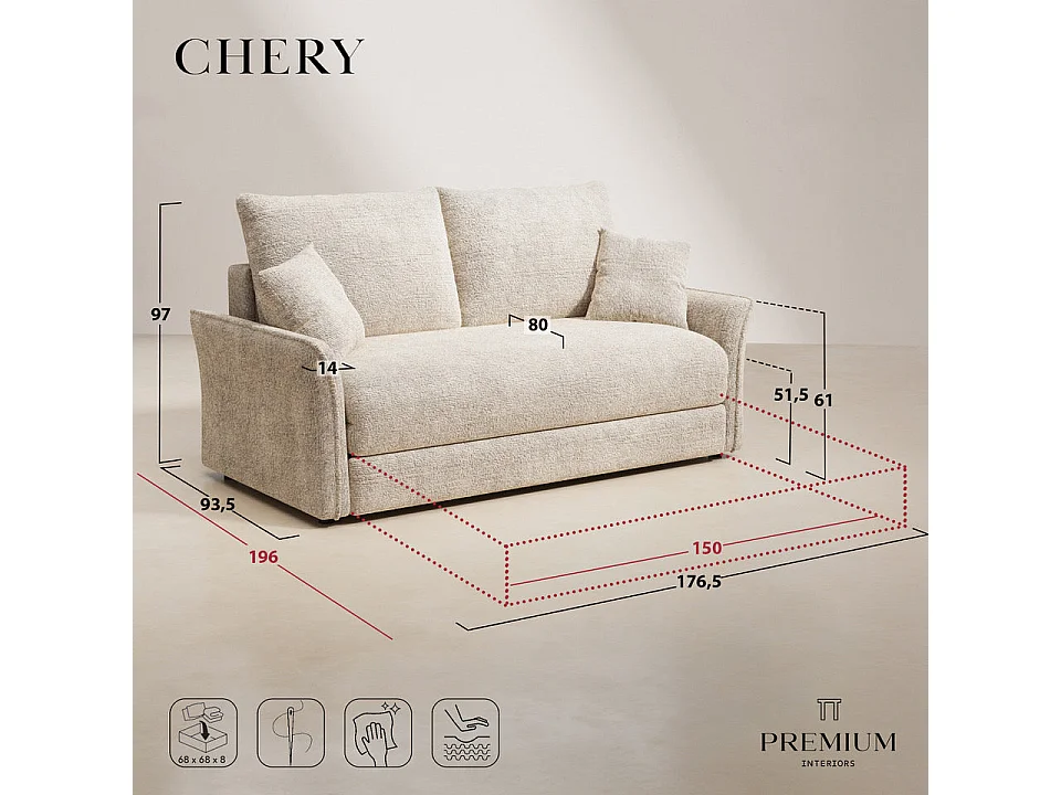 Canapé convertible CHERY