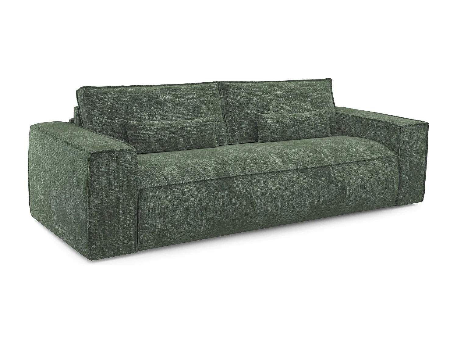 Canapé convertible express JUNE en Velours gaufré