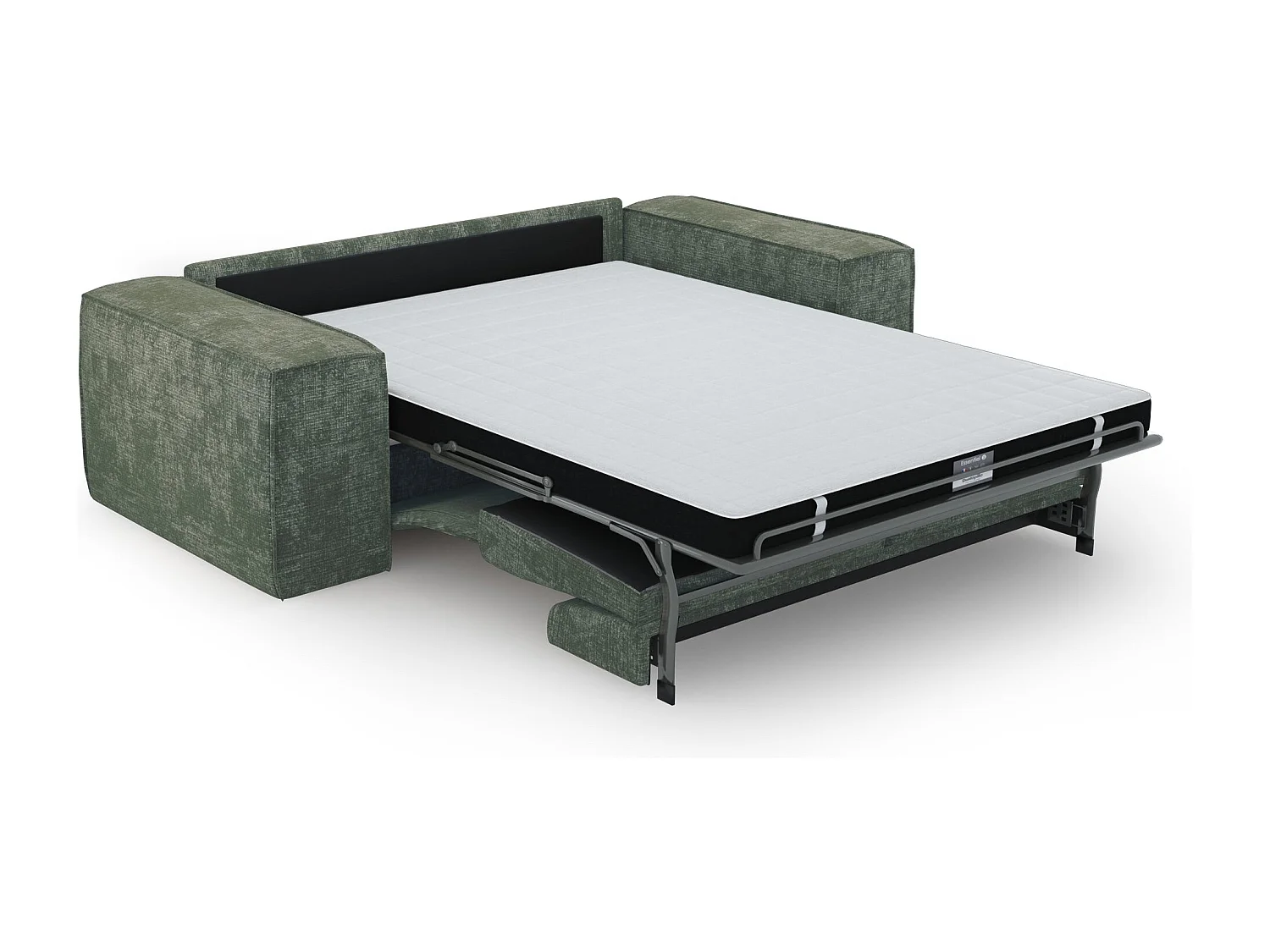 Canapé convertible express JUNE en Velours gaufré