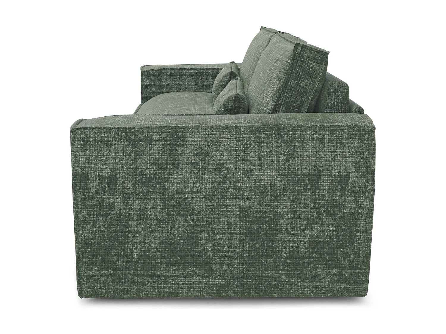 Canapé convertible express JUNE en Velours gaufré