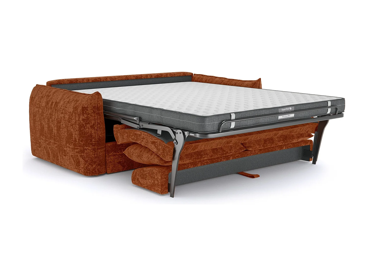 Canapé convertible express ICON en Velours gaufré