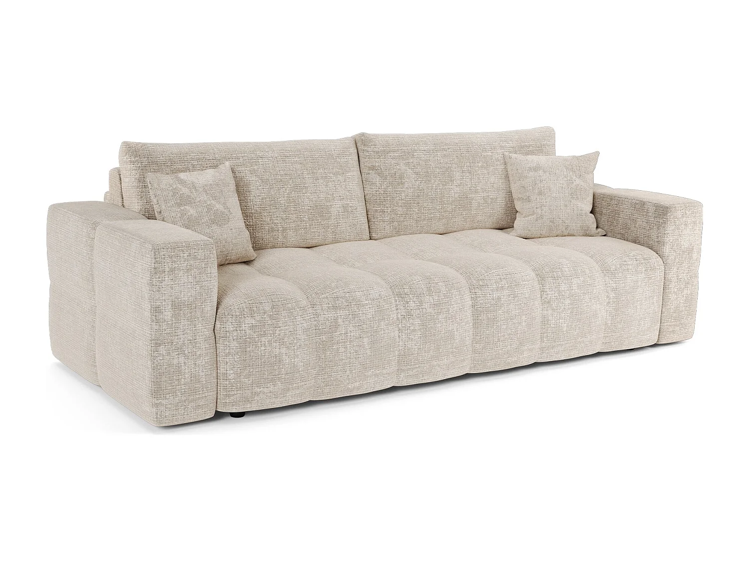 Canapé convertible express VIBE en Velours gaufré