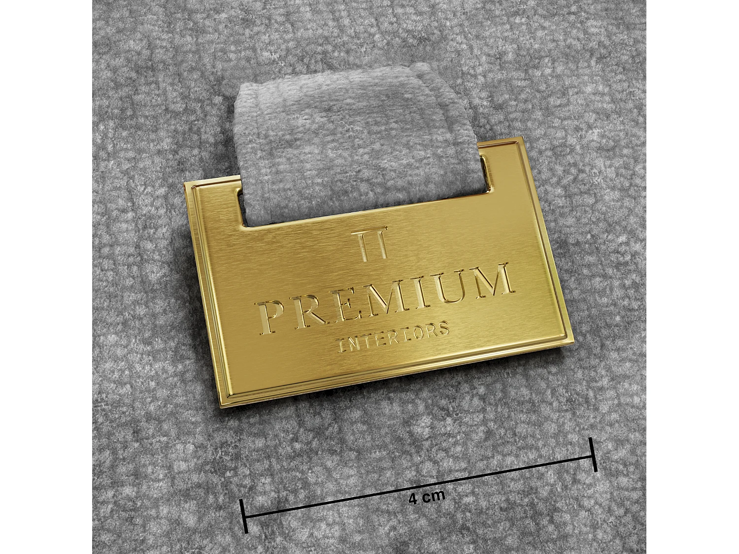 Canapé convertible avec coffre de rangement LIOR en Velours texturé Gris béton