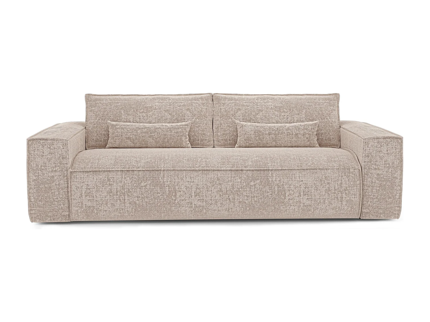 Canapé convertible express JUNE en Velours gaufré