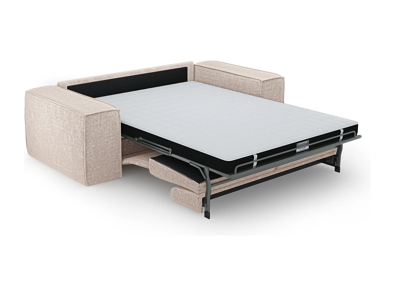 Canapé convertible express JUNE en Velours gaufré