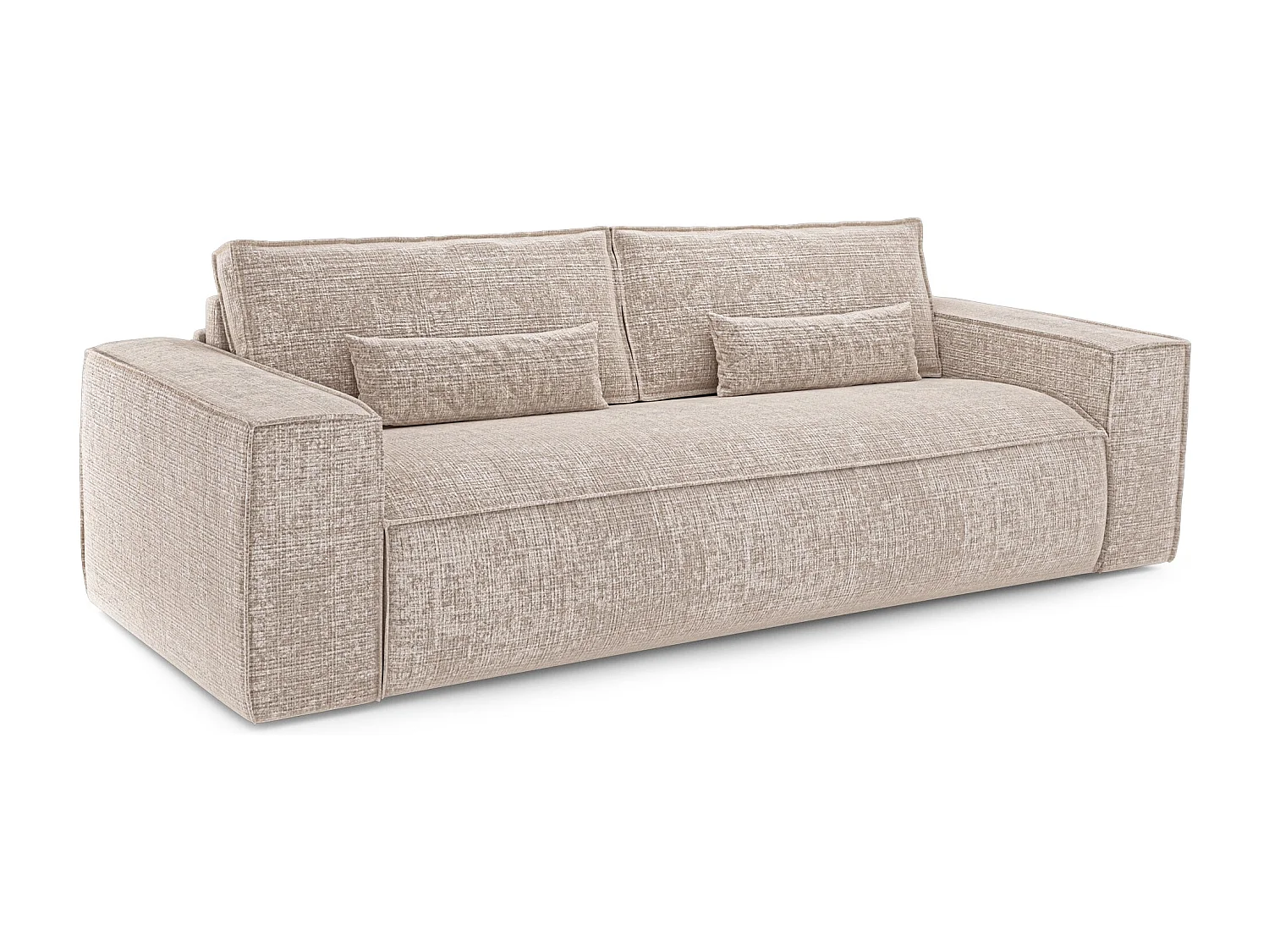 Canapé convertible express JUNE en Velours gaufré