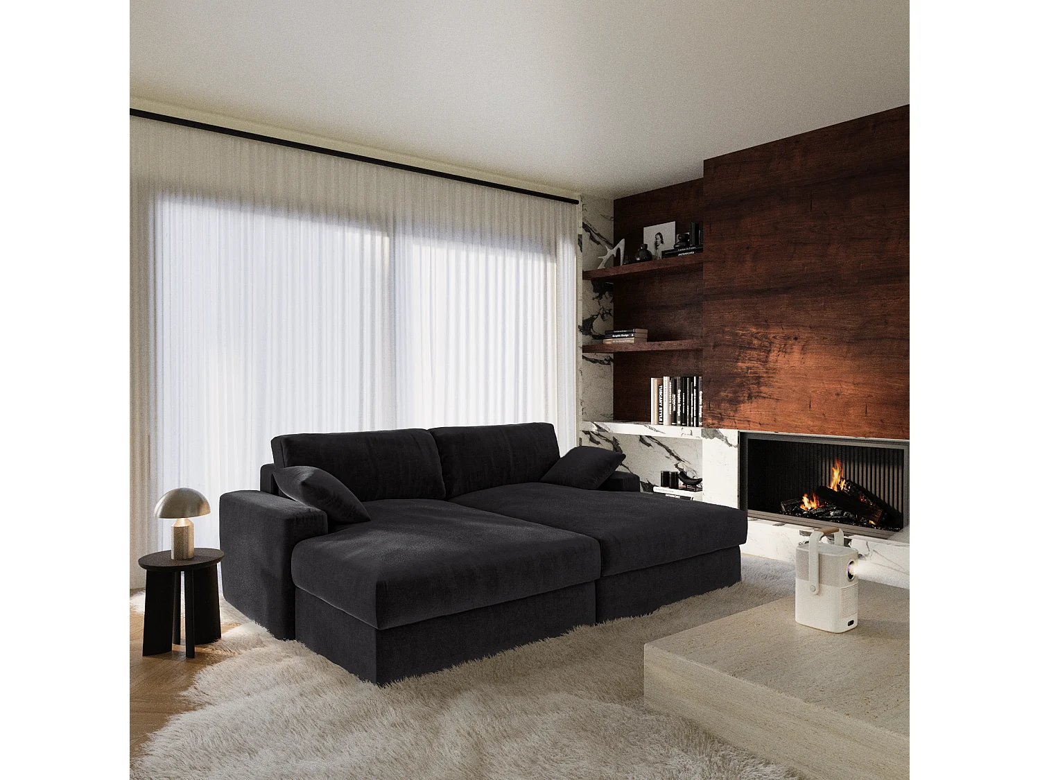 Canapé PLUM en Velours