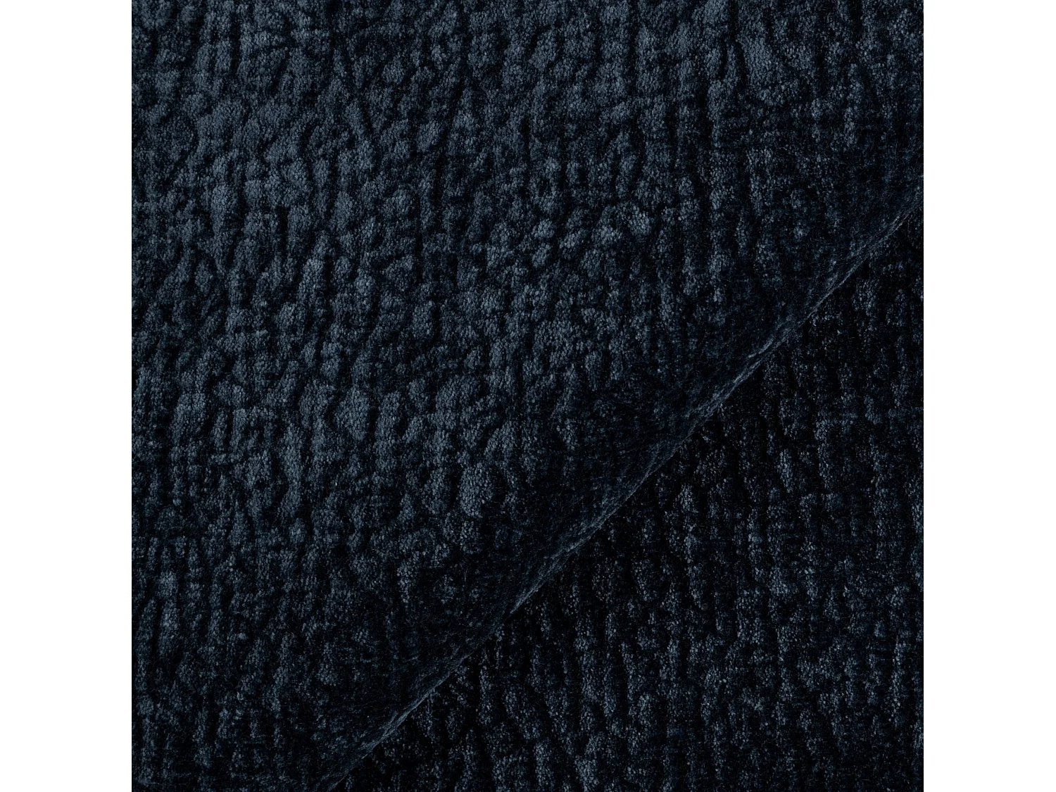 Canapé LUSH en Velours à motifs Bleu nuit