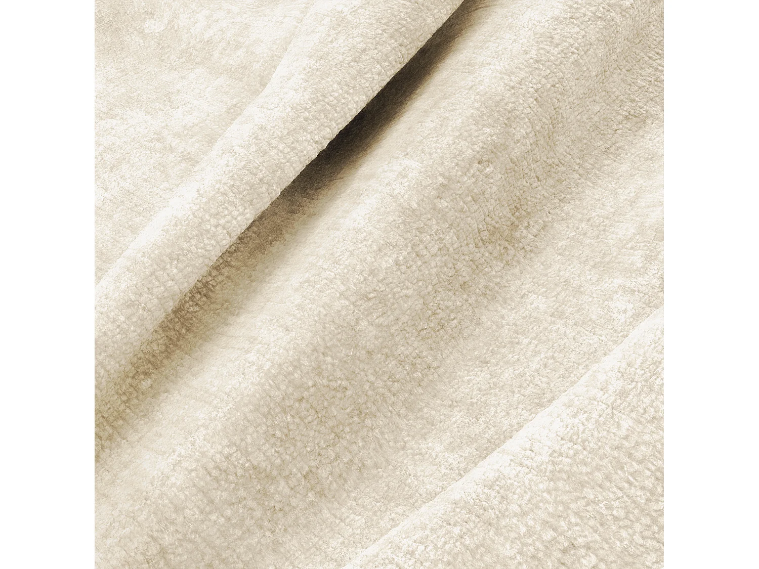 Canapé d'angle droit CHEER en Velours gaufré