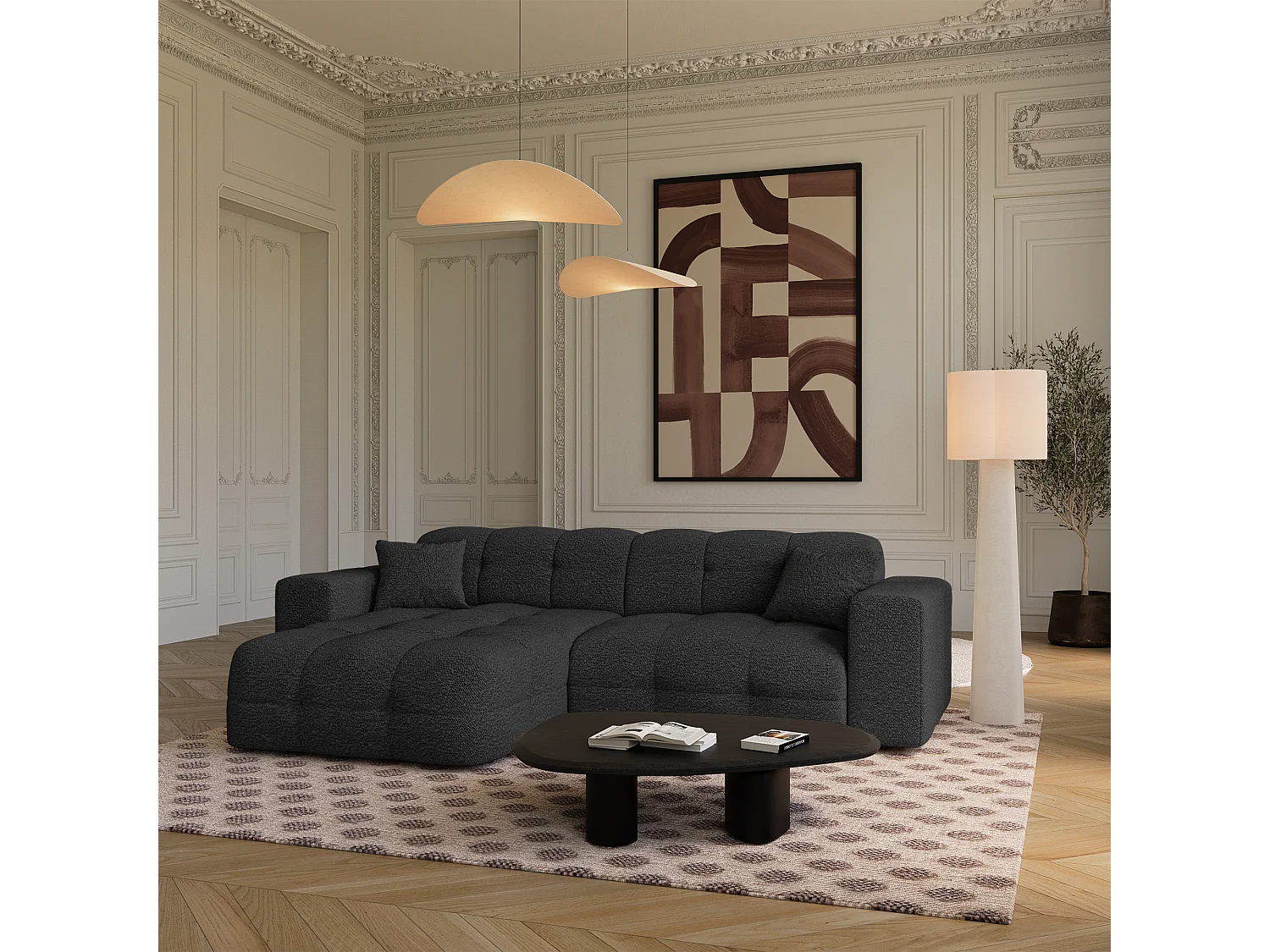 Canapé angle gauche COCOON