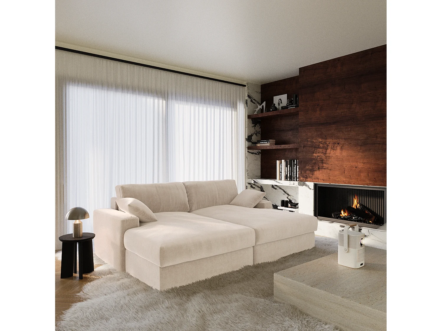 Canapé PLUM en Velours