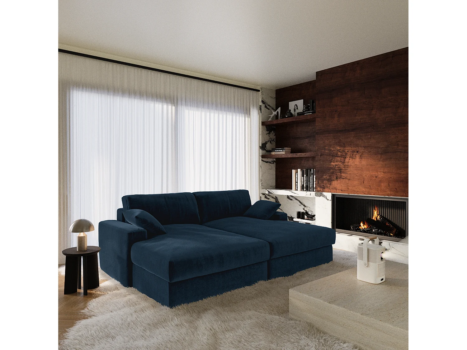 Canapé PLUM en Velours