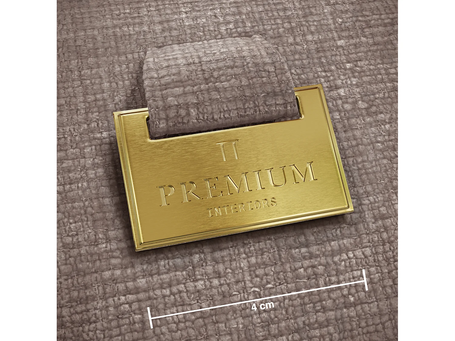 Canapé d'angle droit BLOOM en Velours gaufré