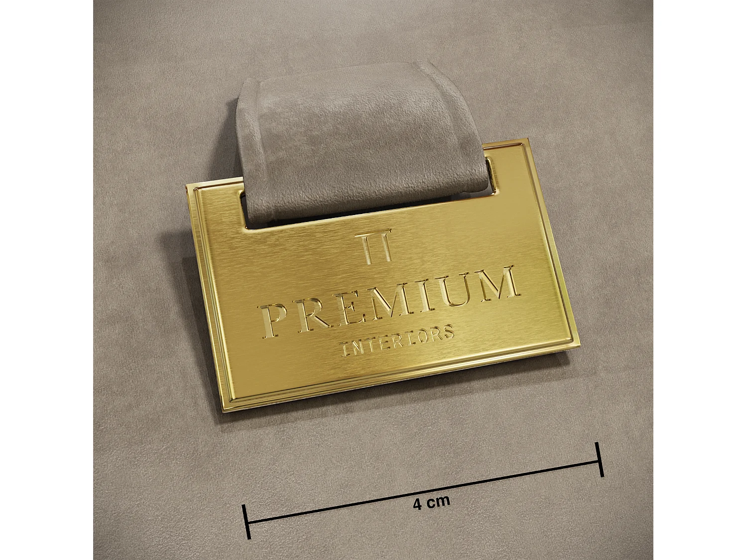 Fauteuil pivotant modulable SEVEN en Velours Taupe