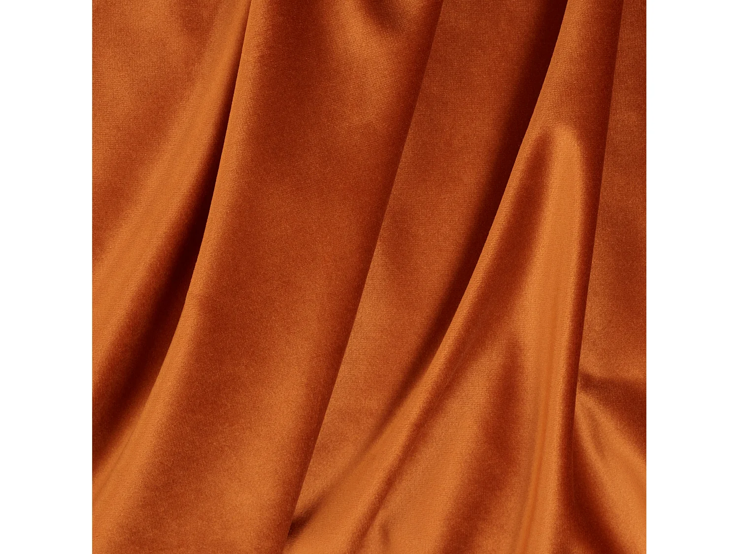 Fauteuil pivotant modulable SEVEN en Velours Orange rétro