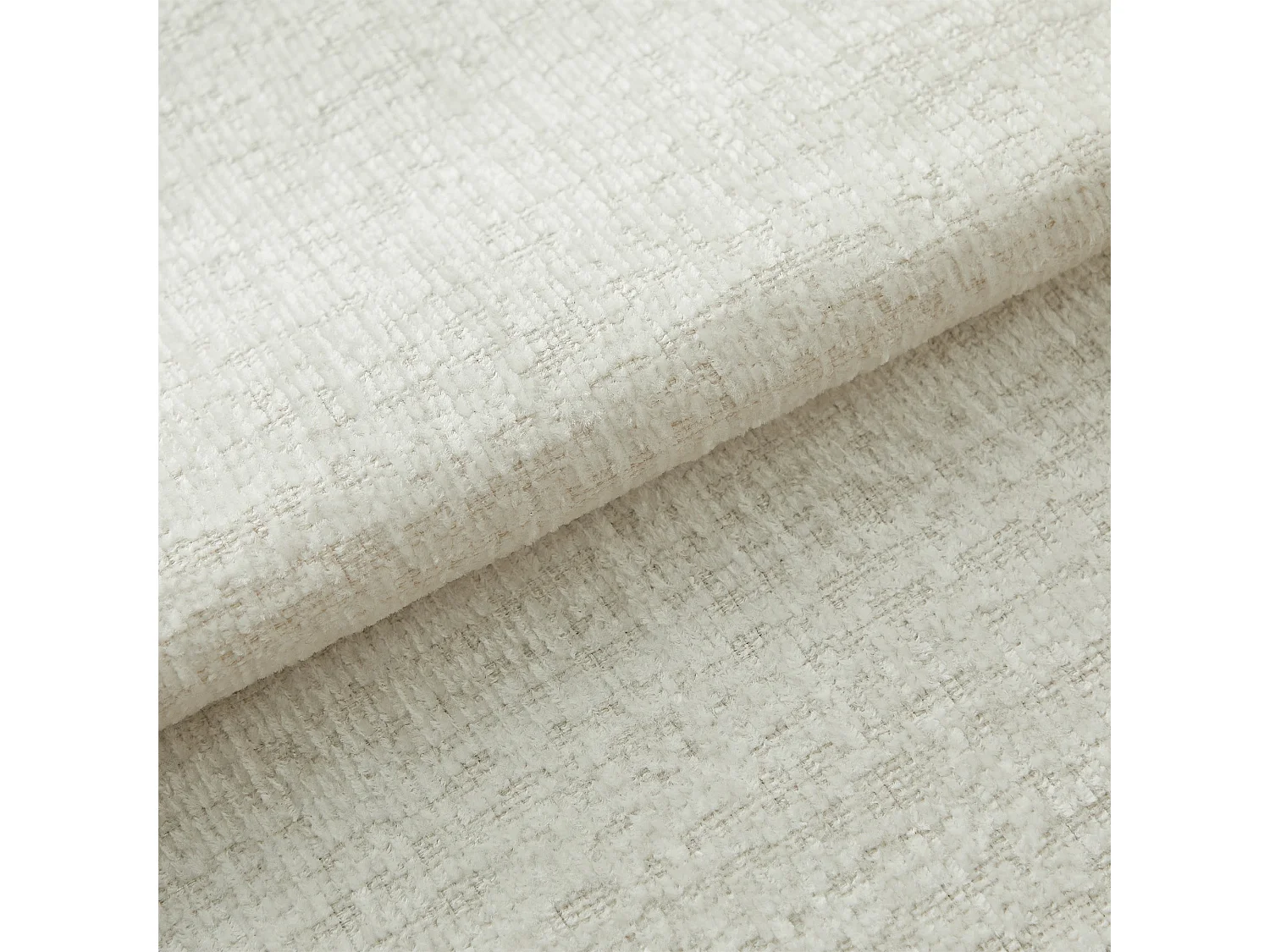 Pouf MOSS en Velours texturé Beige