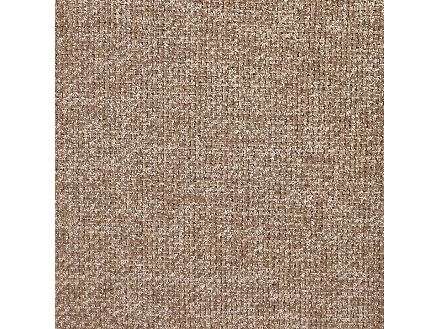 Lot de 2 fauteuils SARAH en Tissu tramé toucher doux Beige foncé