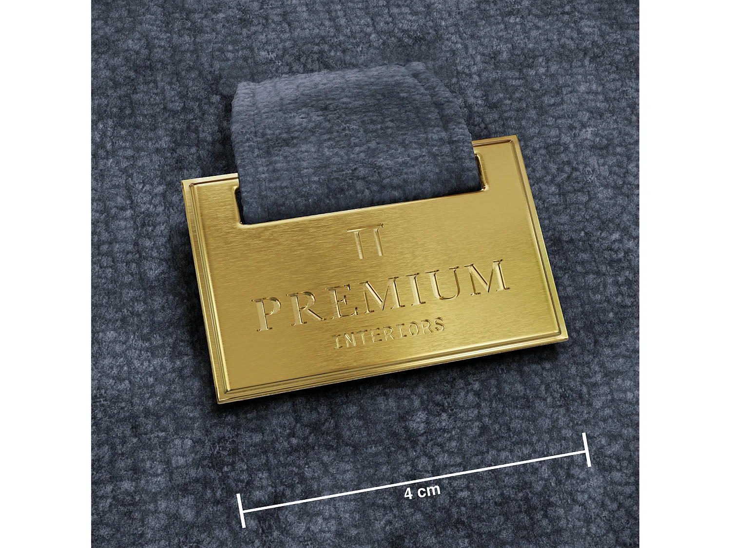 Canapé COCOON en Velours gaufré Bleu minéral