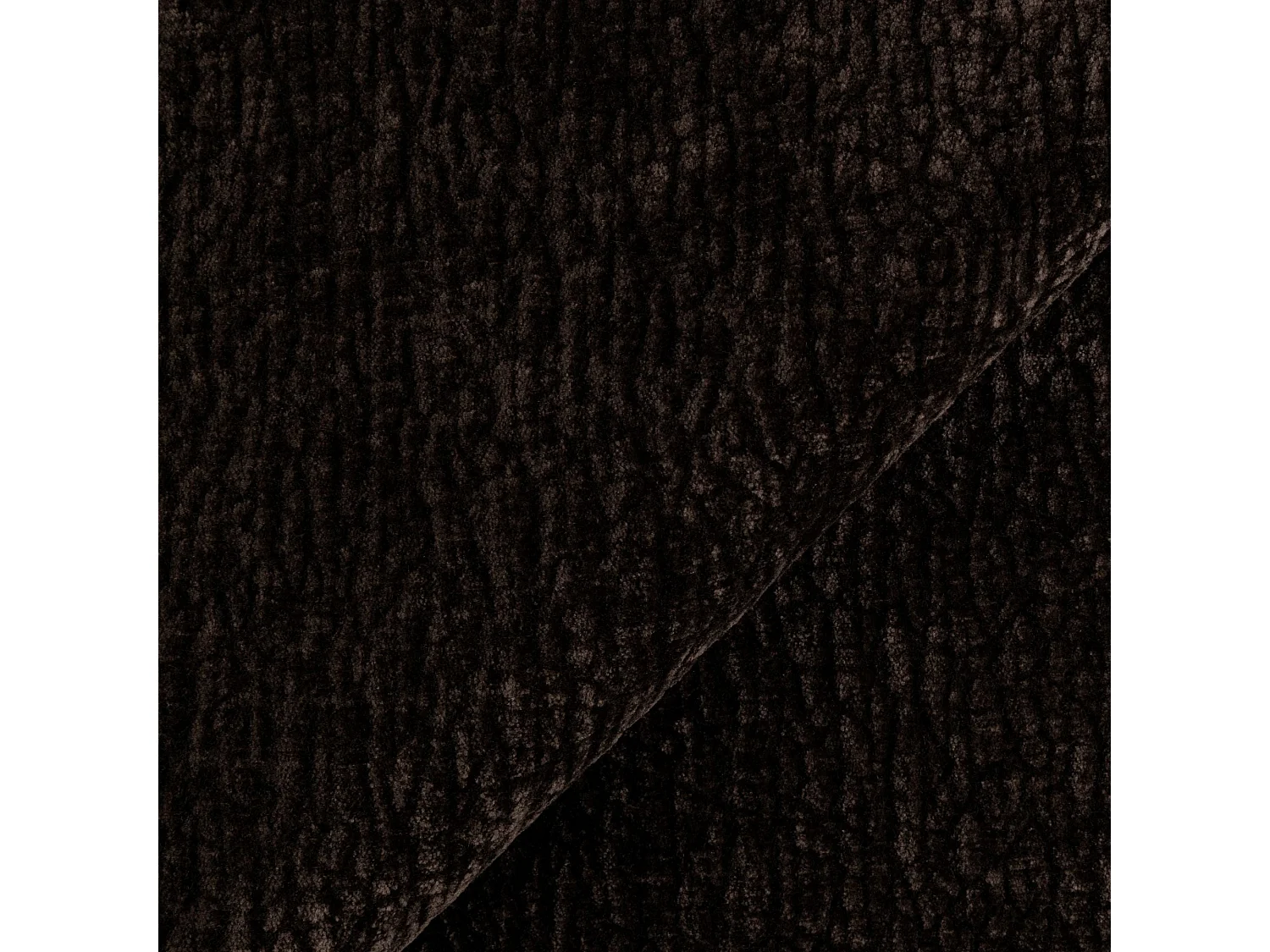 Canapé LUSH en Velours à motifs Brun expresso