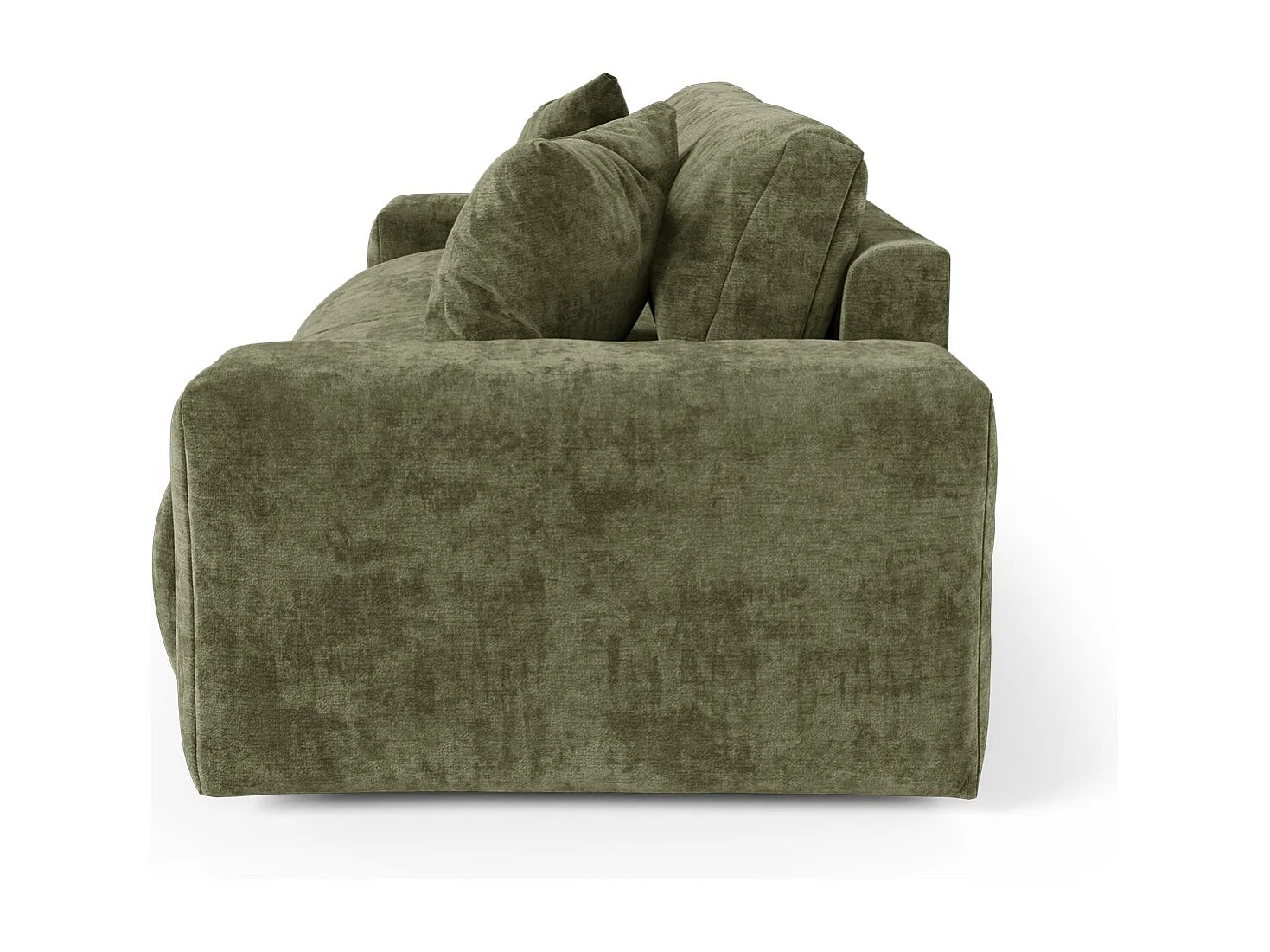 Canapé  CHEER en Velours gaufré Vert vintage