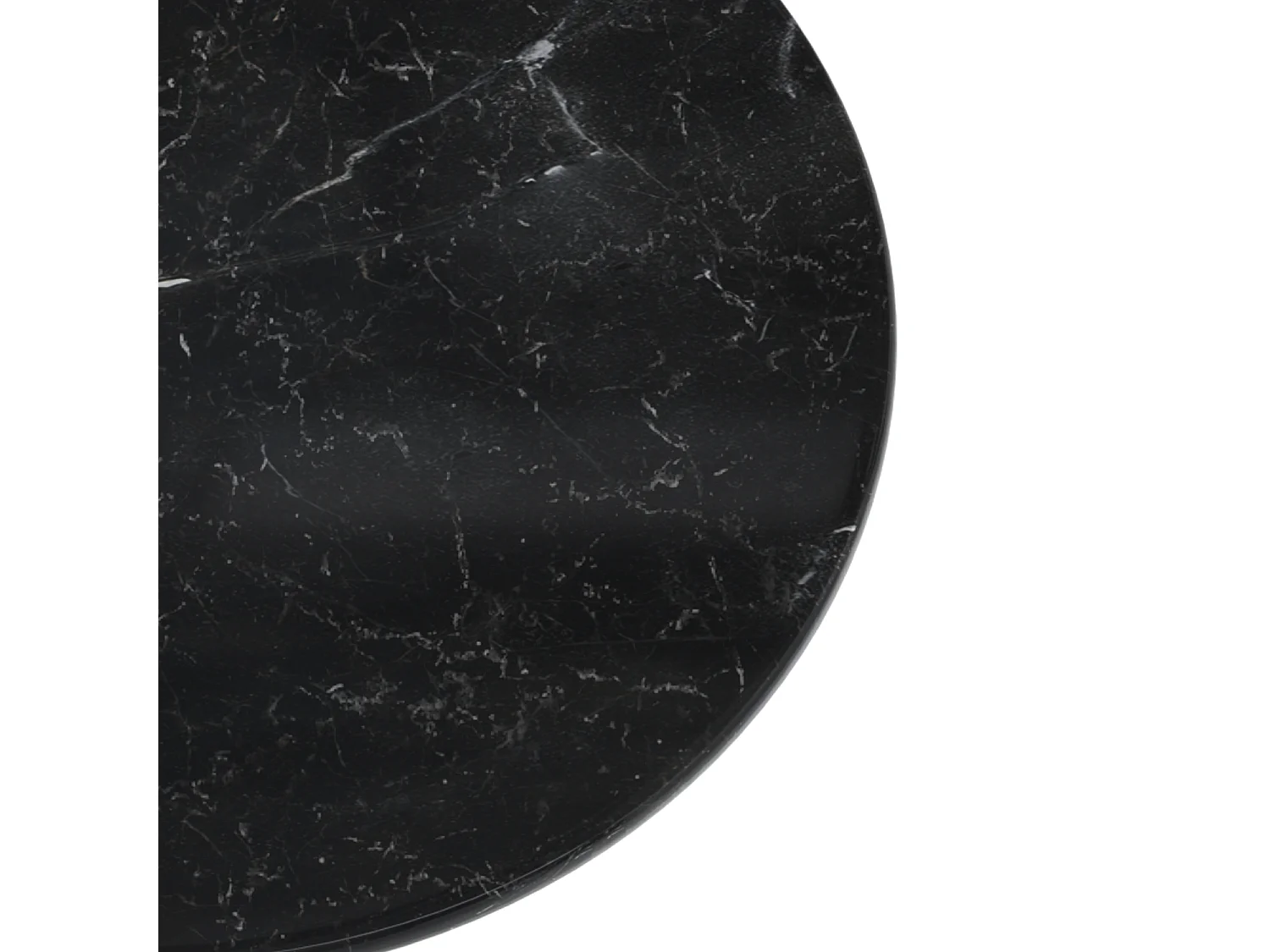 Table basse  en Bois contreplaqué, chêne noir et marbre noir naturel