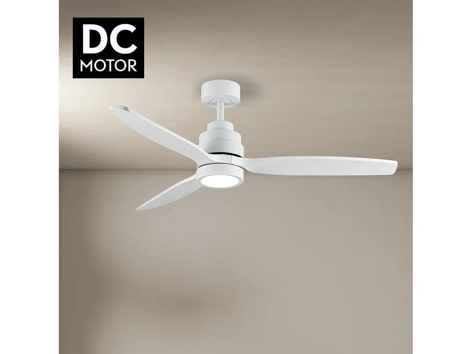 Ventilador de techo con luz led 132 cm wifi 6 velocidades – helix