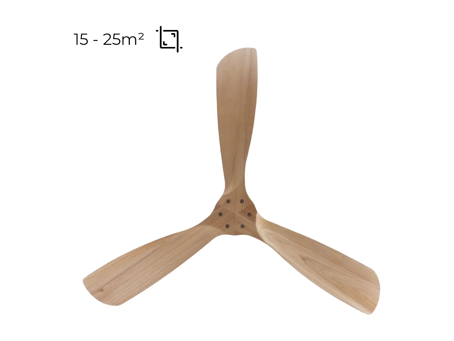 Ventilador de techo 132 cm haya 6 velocidades wifi – helix