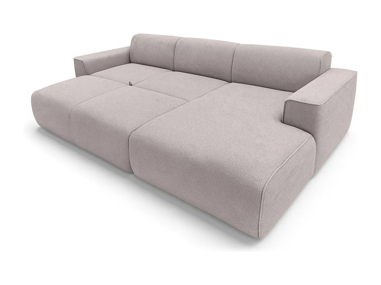 AX LIVING Wohnlandschaft mit Schlaffunktion Ruyam Sofa Creme 310 cm R