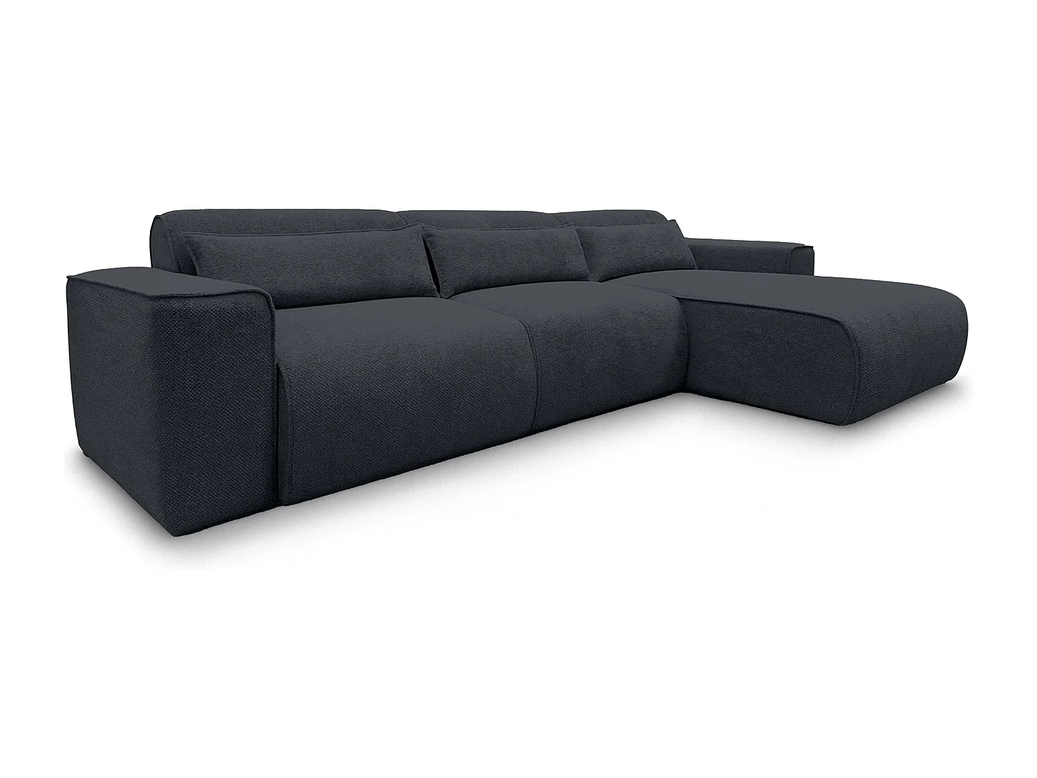 AX LIVING Wohnlandschaft mit Schlaffunktion Ruyam Ecksofa Schwarz R