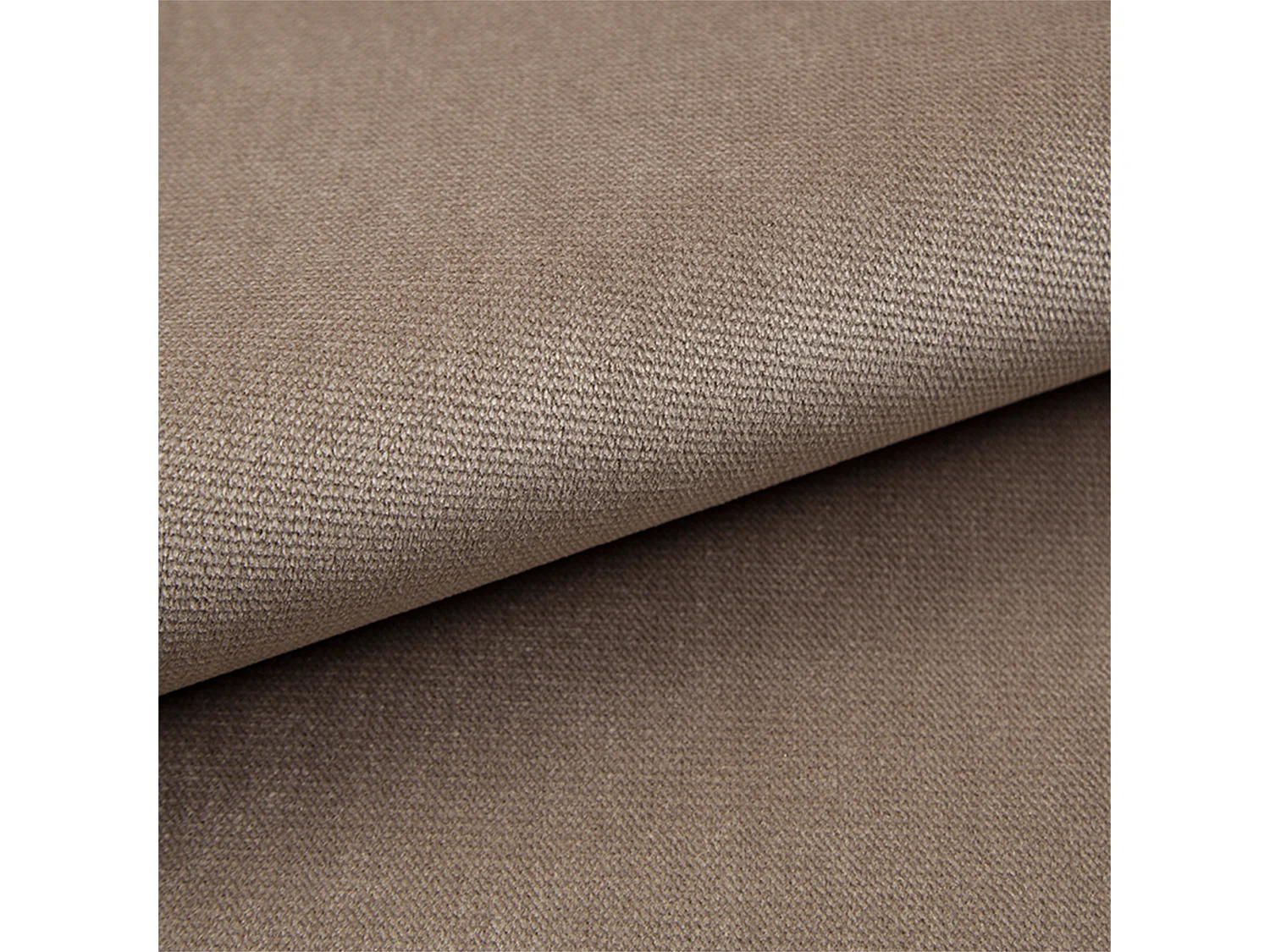 AX LIVING Canapé d’angle Artemia marron clair velours 275 cm convertible avec coffre droite