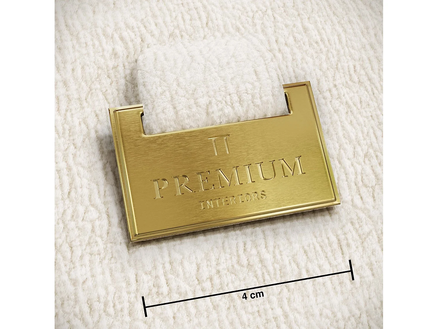 Canapé LUSH en Velours à motifs Crème