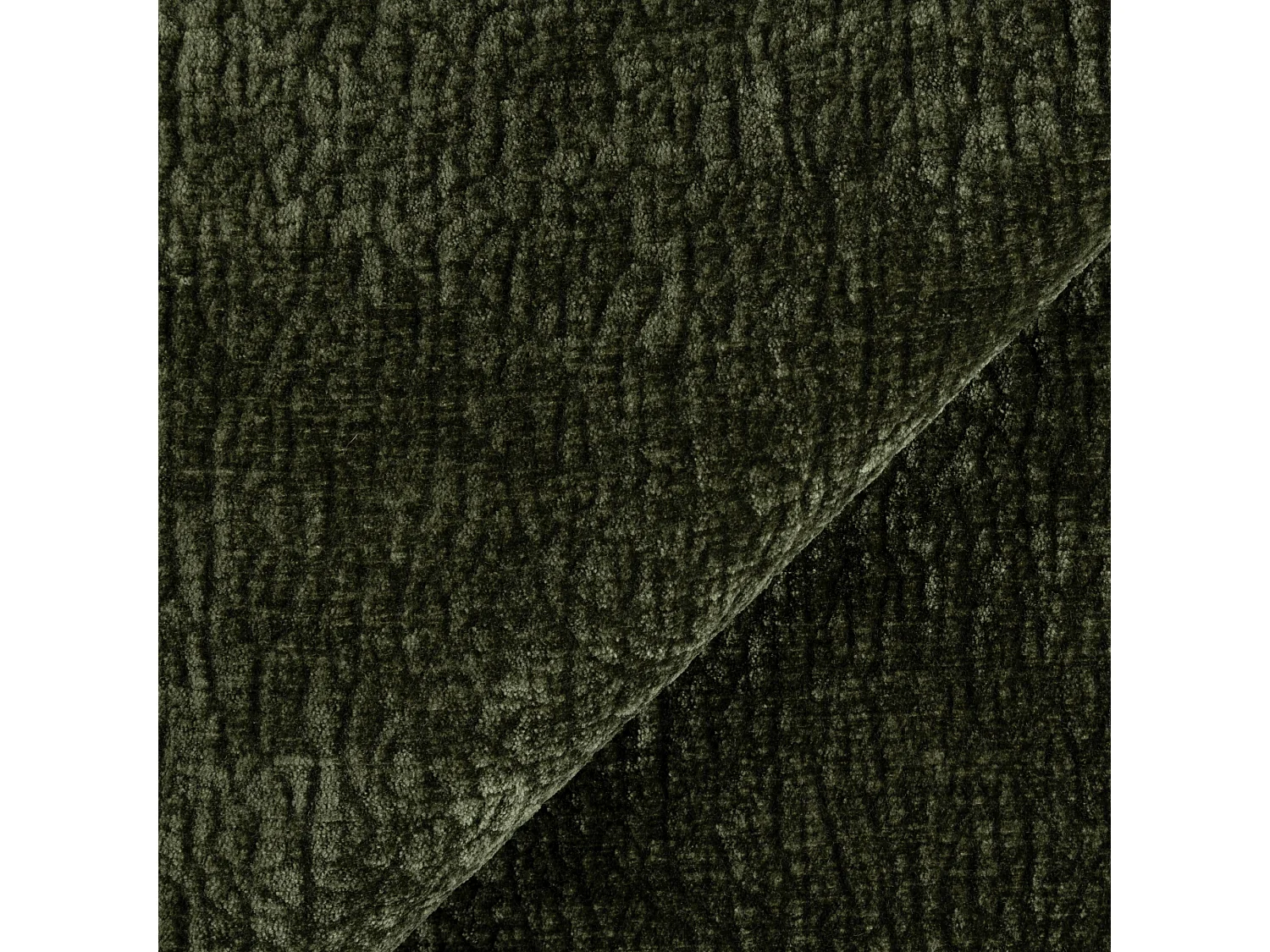 Canapé LUSH en Velours à motifs Vert kaki