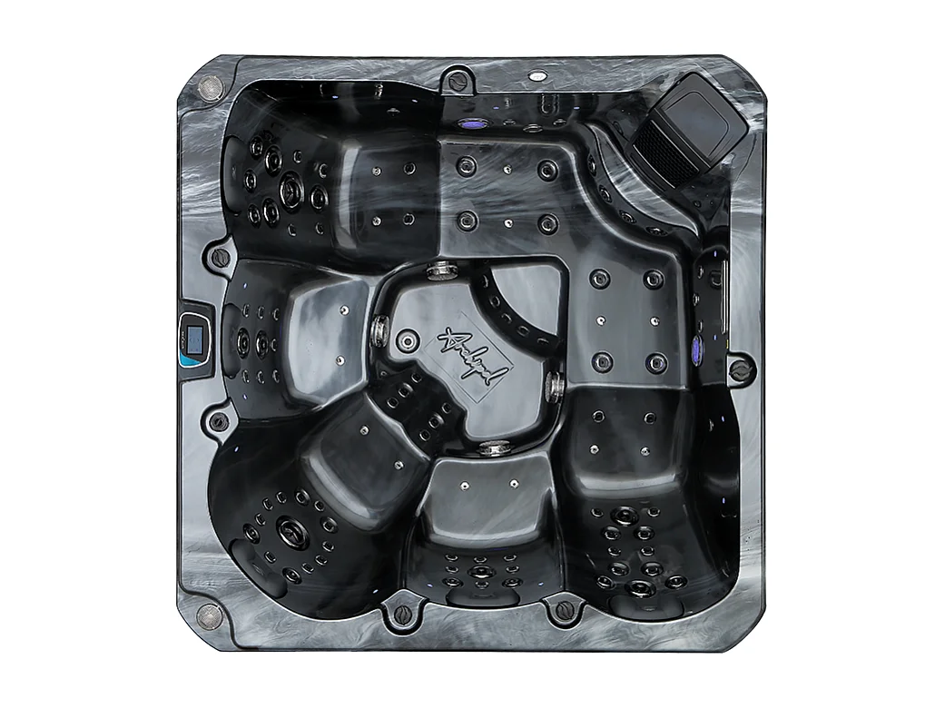 Spa 5 places Archipel® GT5 PRO MAX BLACK LED - Spa Thérapeutique Balboa® 215 x 215 cm