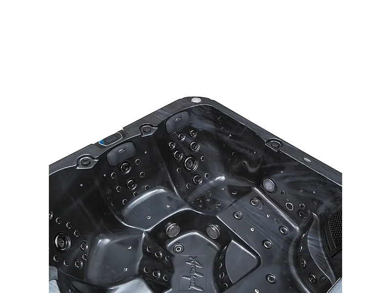 Spa 5 places Archipel® GT5 PRO MAX BLACK LED - Spa Thérapeutique Balboa® 215 x 215 cm