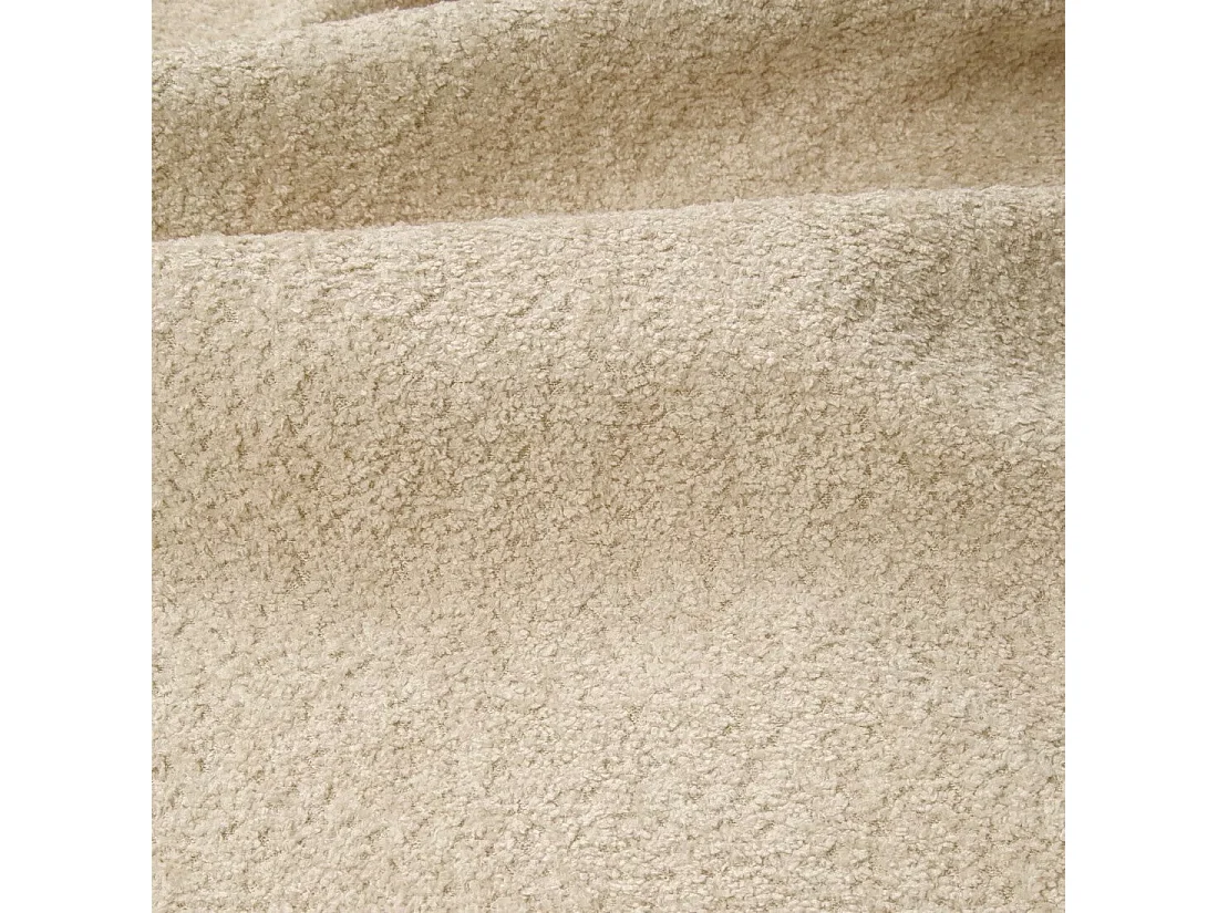 Fauteuil pivotant modulable SEVEN en Tissu bouclette Beige