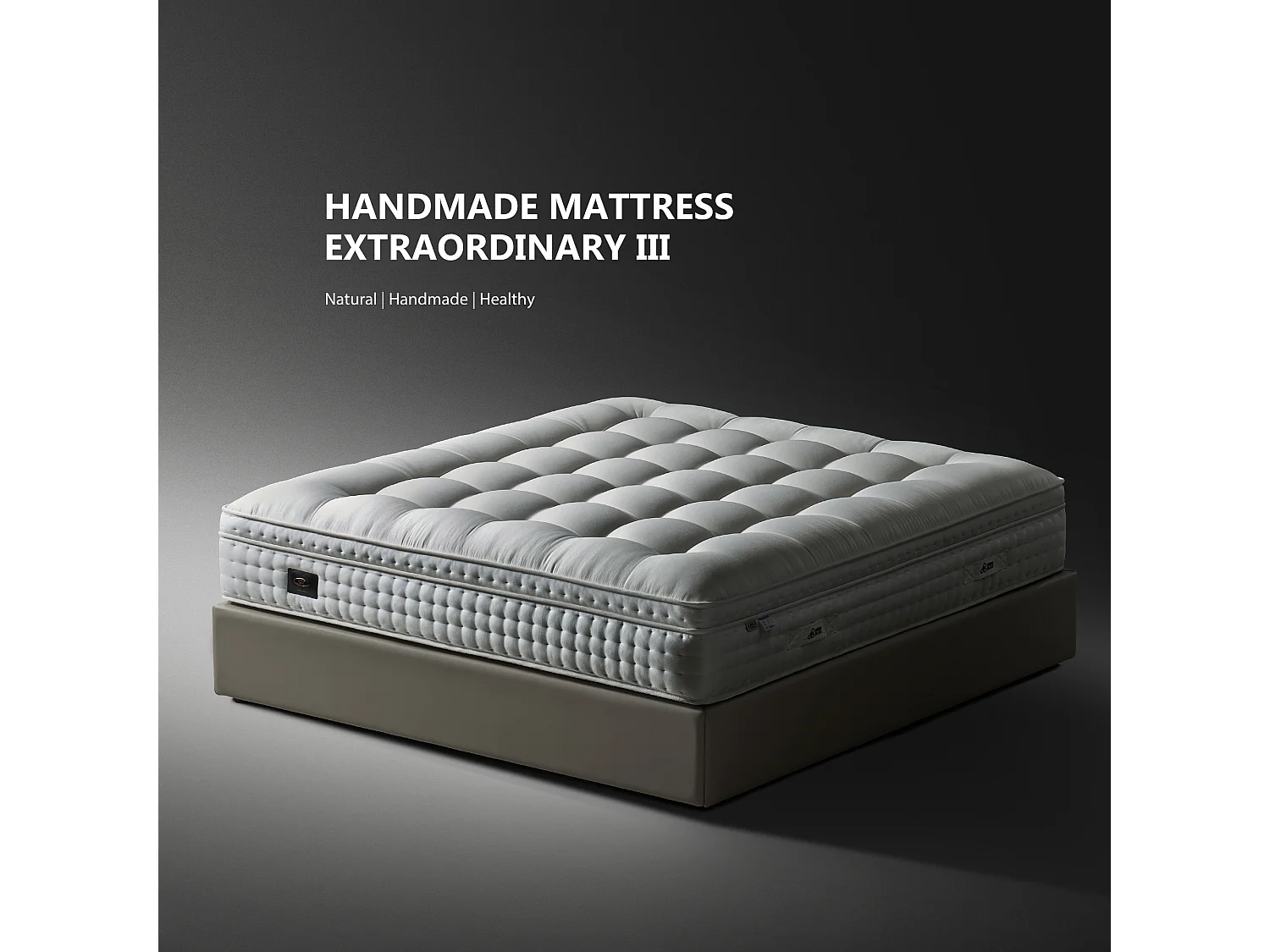 GLAMORMASTER materasso artigianale, materasso per camera da letto di alta qualità per hotel a cinque stelle, ecologico e salutare, materasso senza colla