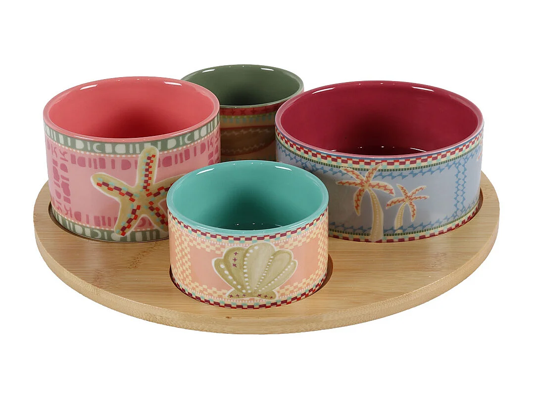 Service apéritif 4 pièces Tikita