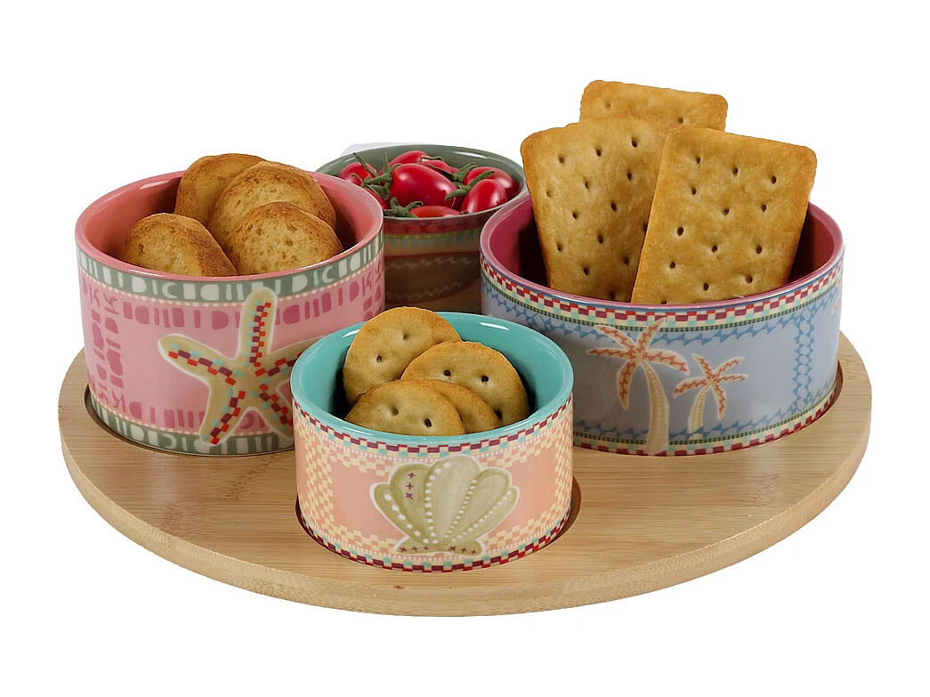 Service apéritif 4 pièces Tikita