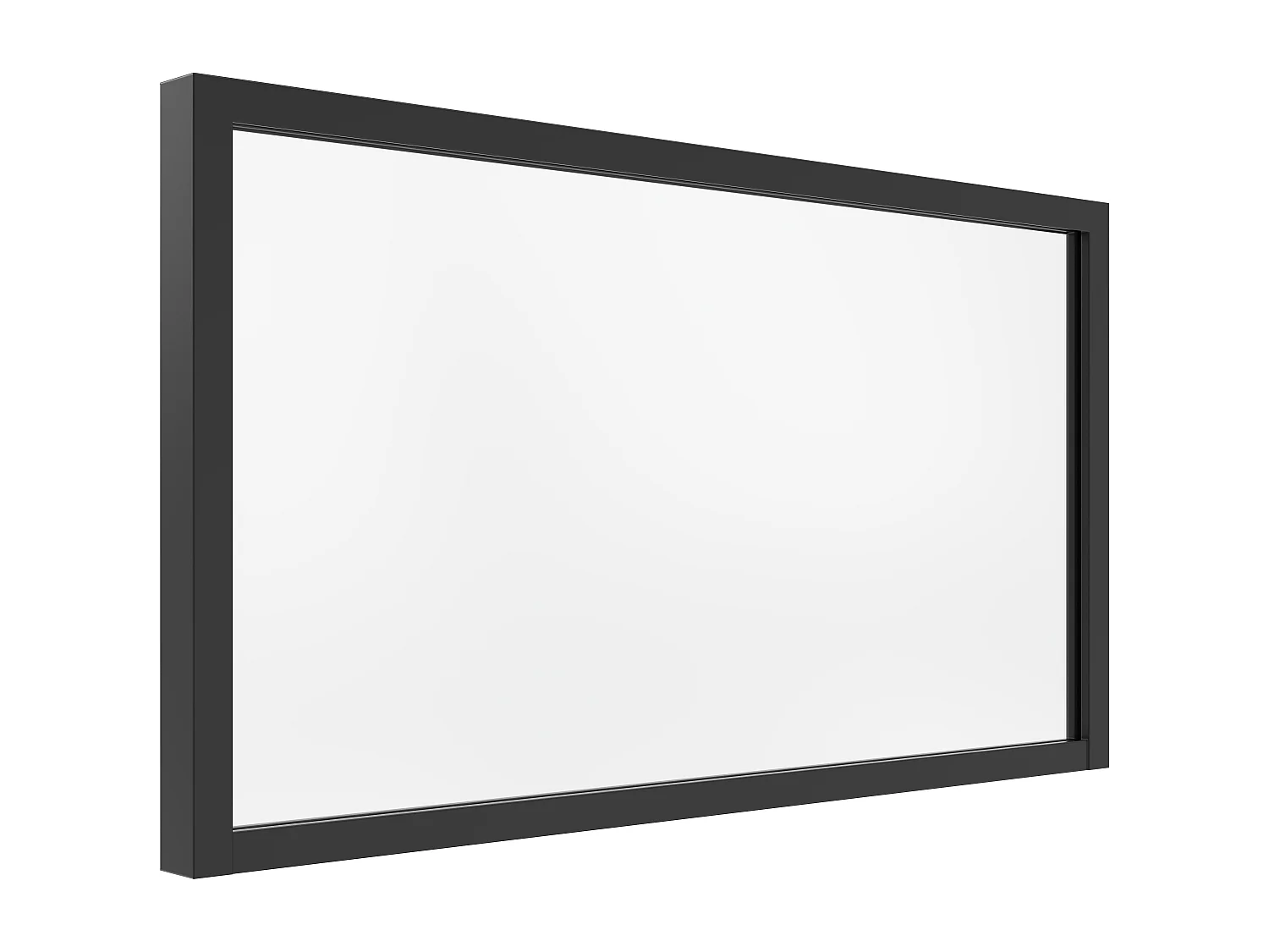 Imposte atelier en aluminium thermolaqué - L73 x H40 cm - Noir - SENECA