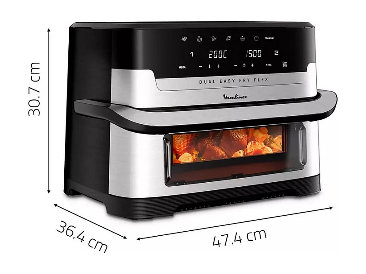 Moulinex Friteuse airfryer 9l 2700w noir/inox - EZ922DF0